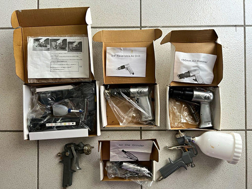 Druckluft-Set:Lackierpistole