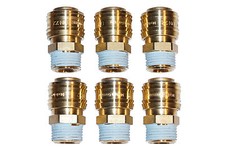 6 x Druckluftkupplung